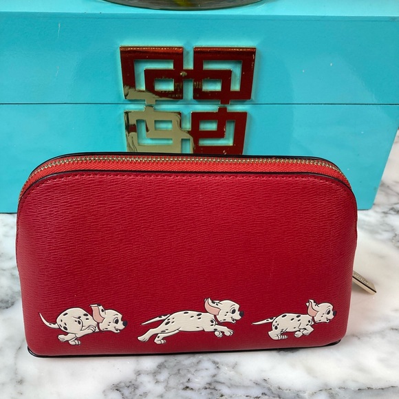 NWT Kate Spade Novelty Disney 101  Dalmatians Cruella de Vil Cosmetic Case - Picture 4 of 6